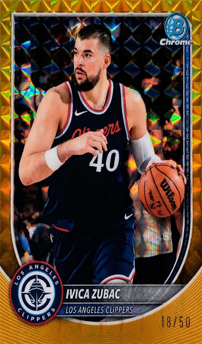 Ivica Zubac 2025 Bowman Basketball card