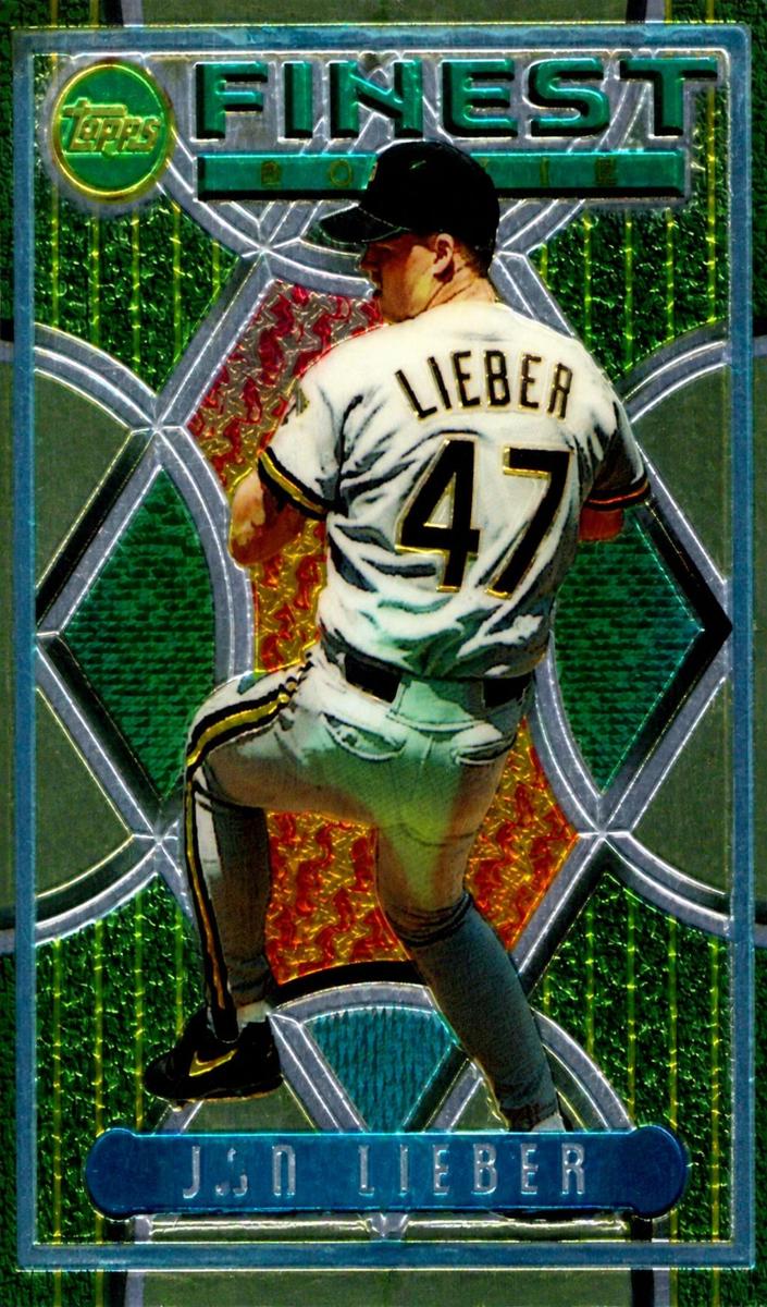 1995 Topps Finest Jon Lieber #7 card