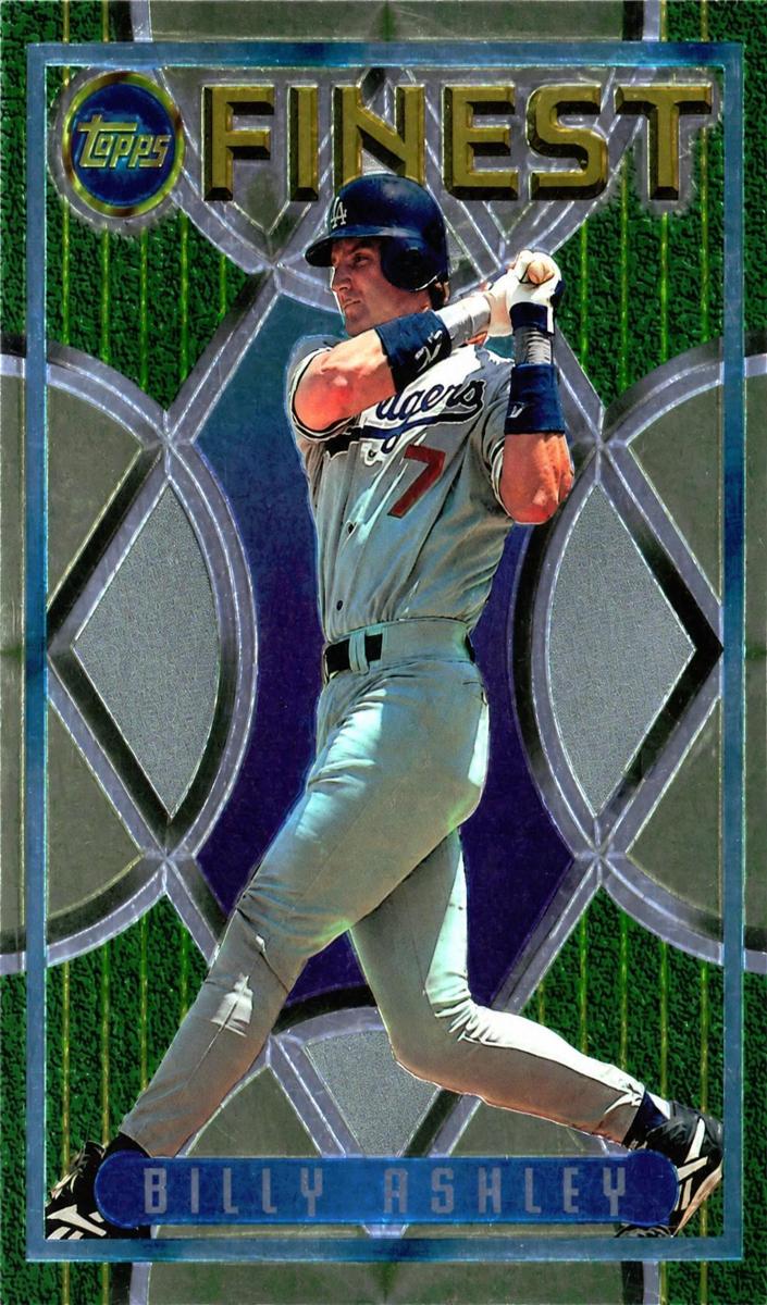 1995 Topps Finest Billy Ashley #278 card