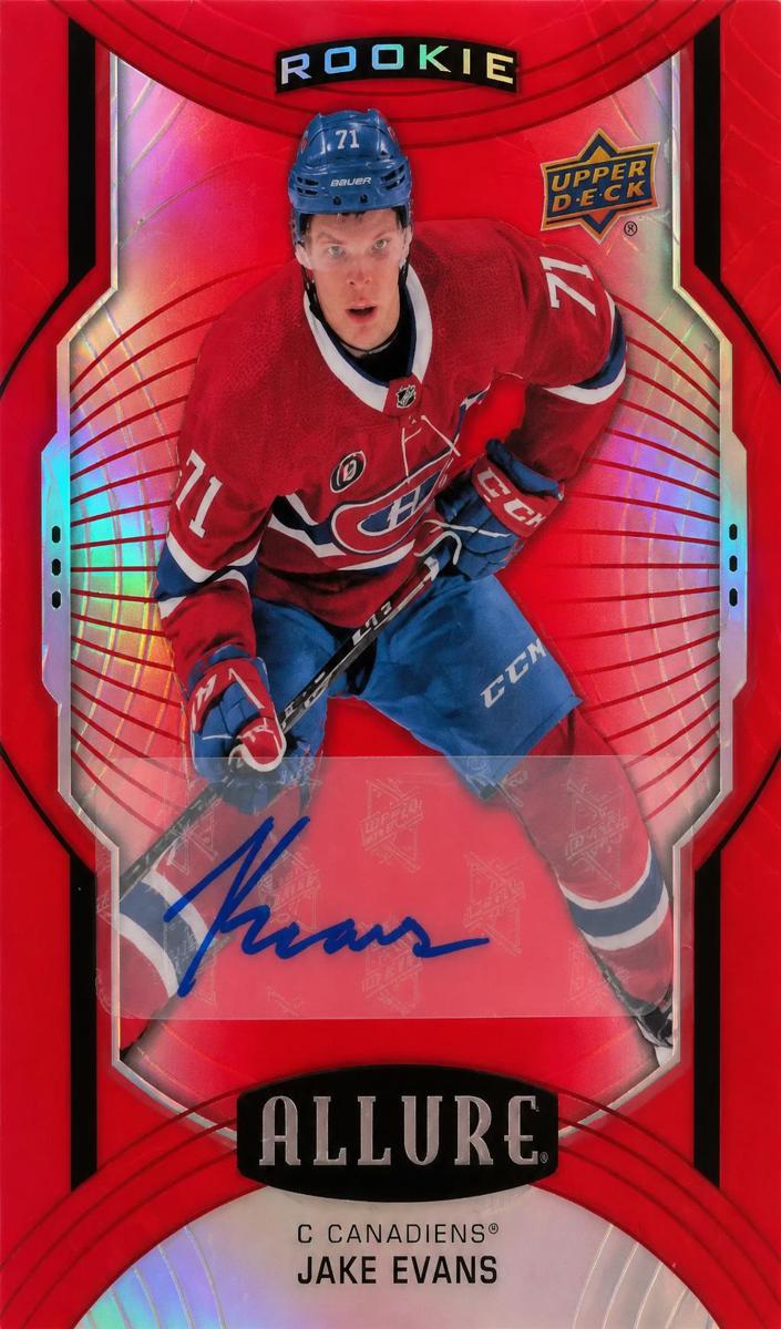 2020 Upper Deck Allure Jake Evans #76 card
