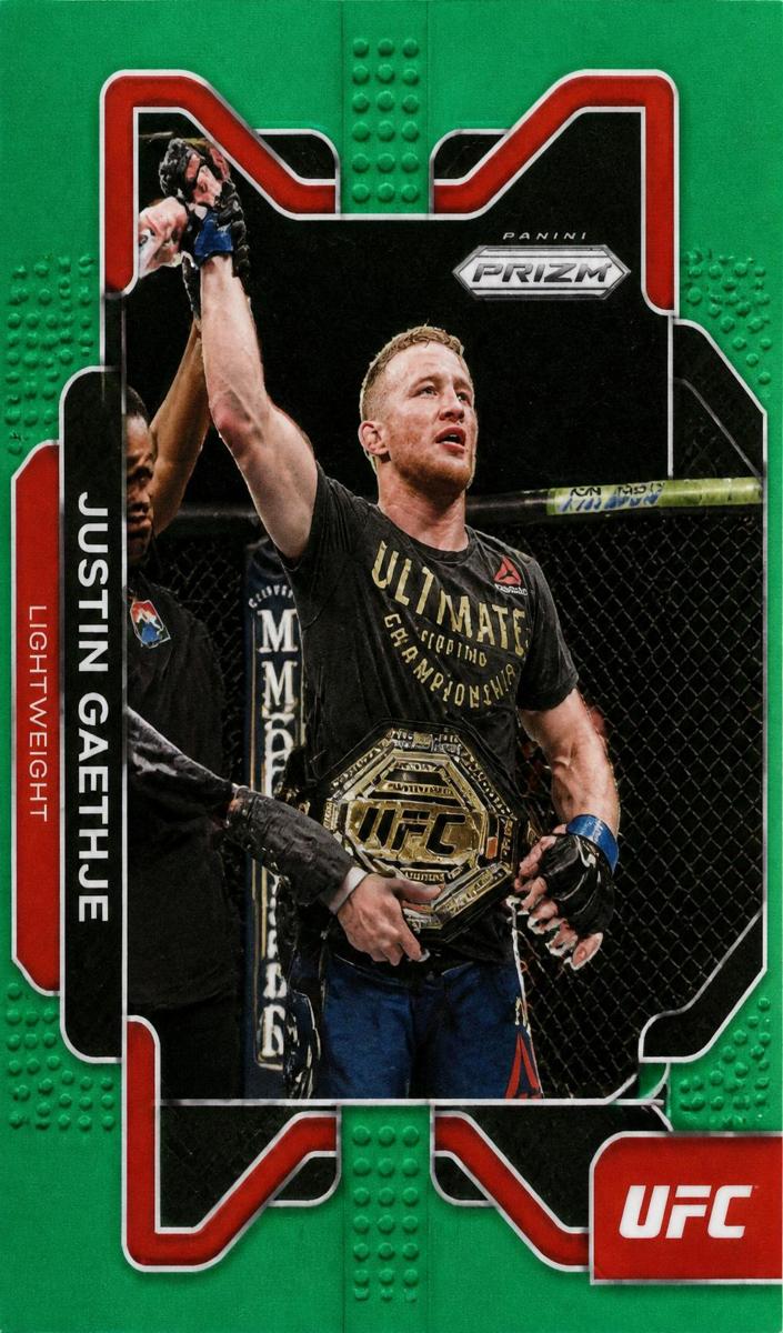 2022 Justin Gaethje [Prizms Green] #44