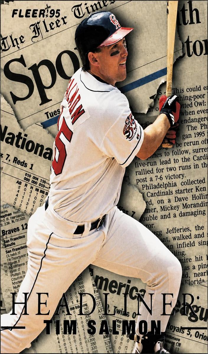 1995 Fleer Update Tim Salmon #17 card