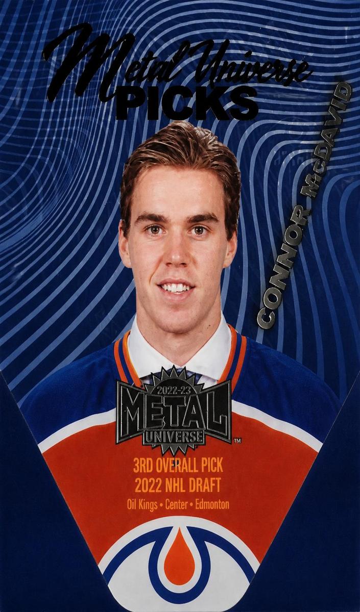 2021 Skybox Metal Universe Connor McDavid [Spectrum] #P-1 card