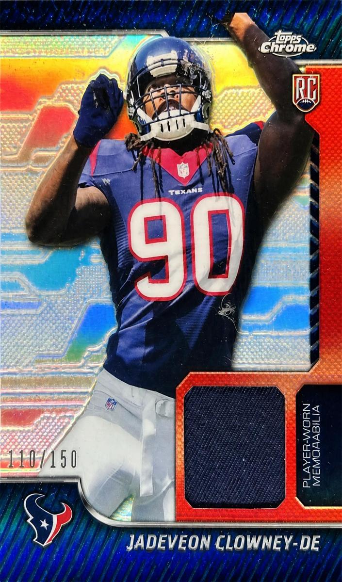 2014 Topps Chrome Jadeveon Clowney #RR-JC card