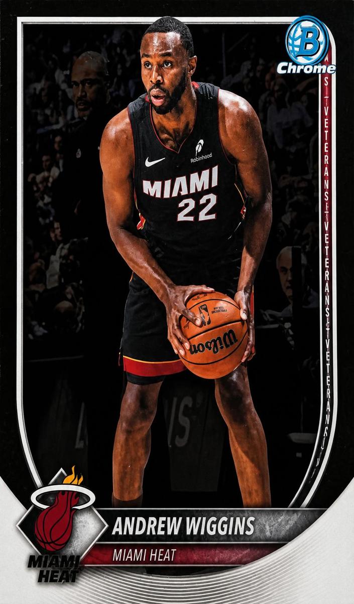 Andrew Wiggins 2025 Bowman Basketball card