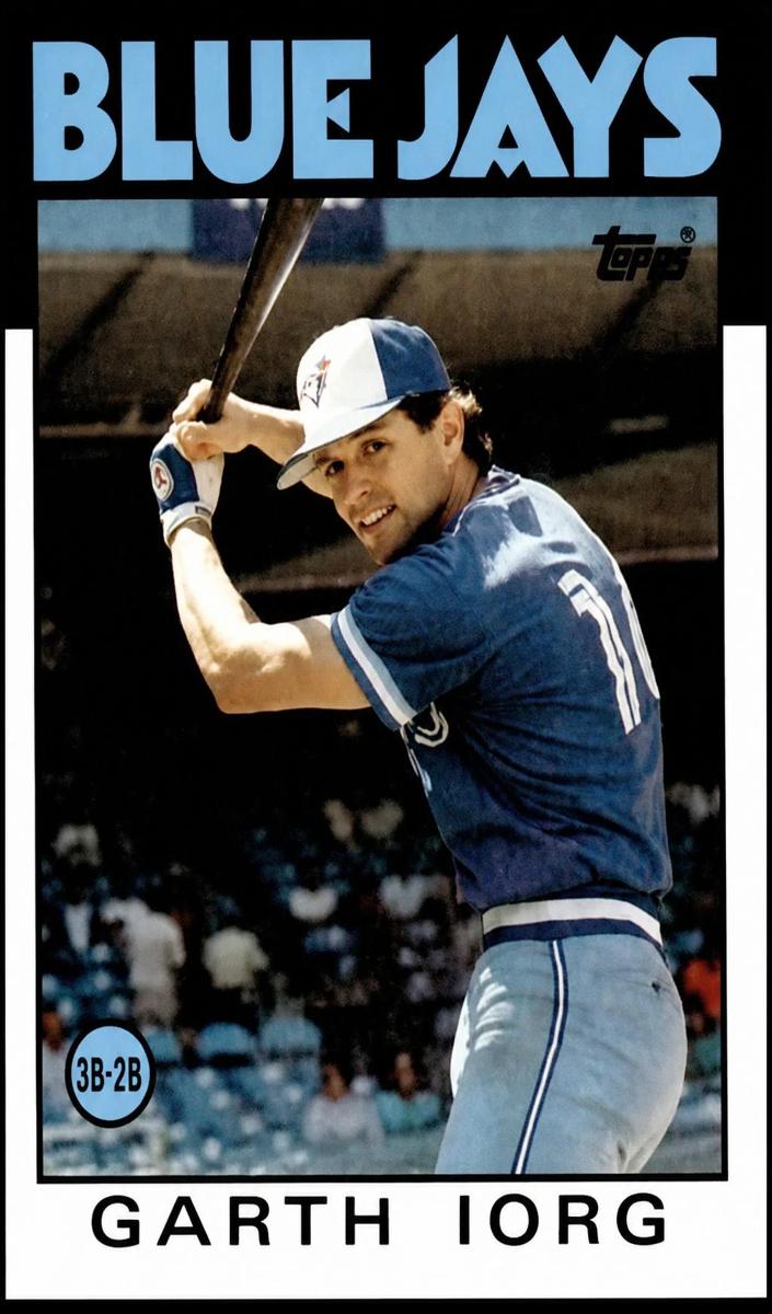 1986 Topps Garth Iorg #694 card