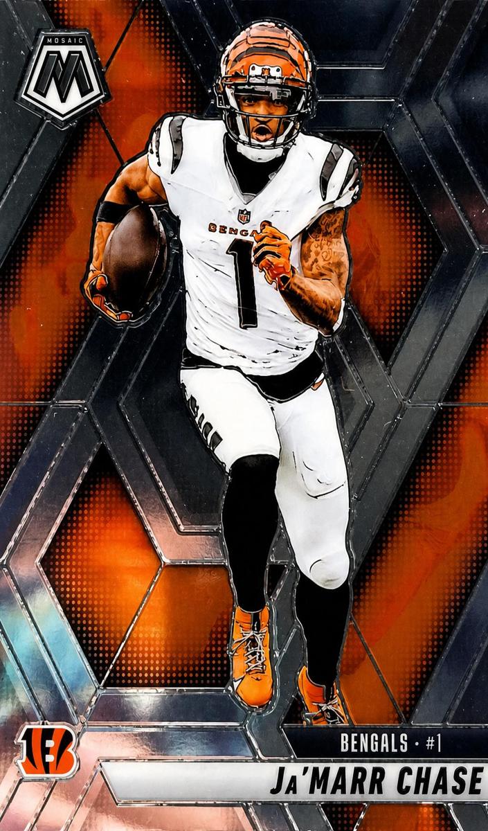 Ja'Marr Chase 2025 Mosaic Football card