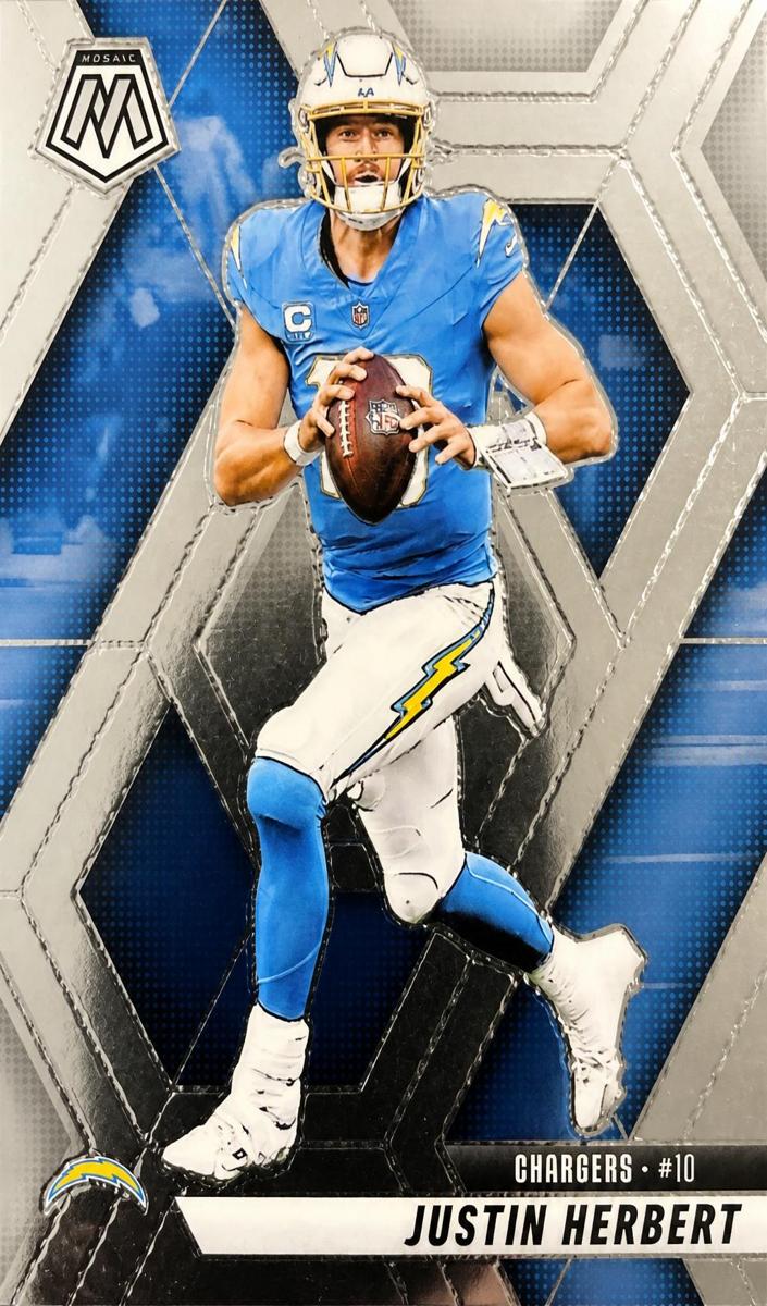 Justin Herbert 2025 Mosaic Football card