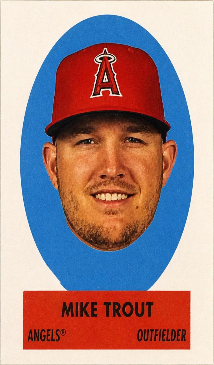 2021 Topps Archives 1963 Peel Off Mike Trout #69PO-1 card