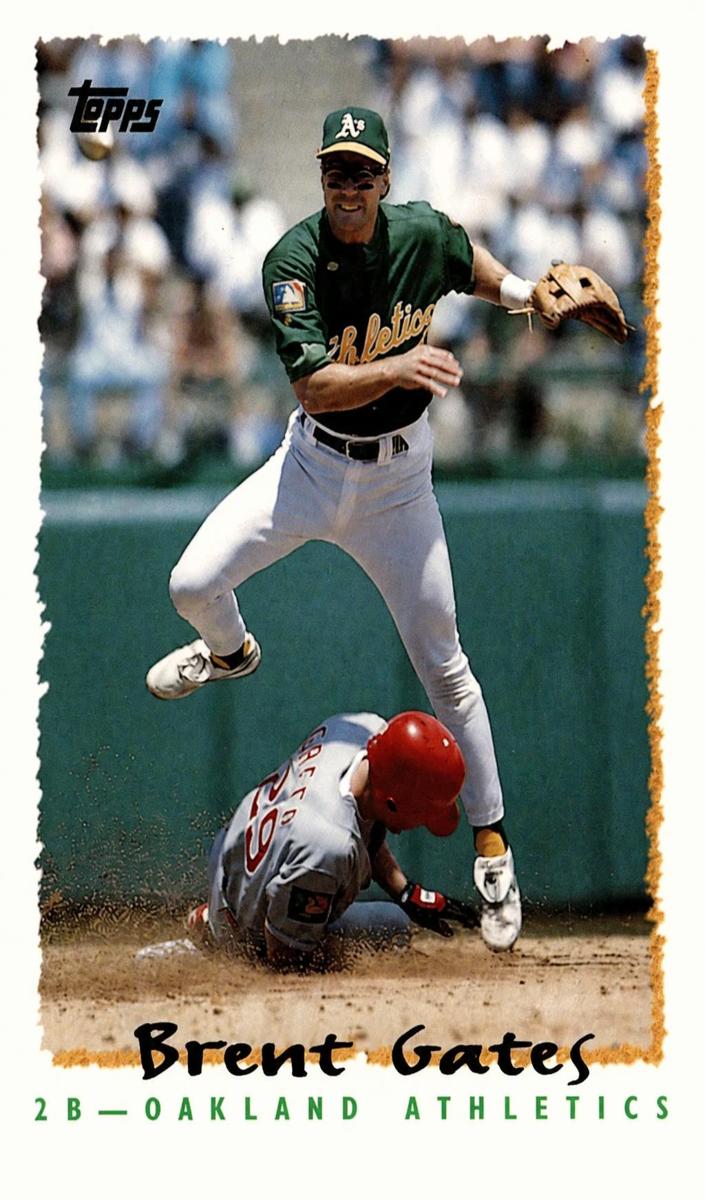 1995 Topps Brent Gates #129 card