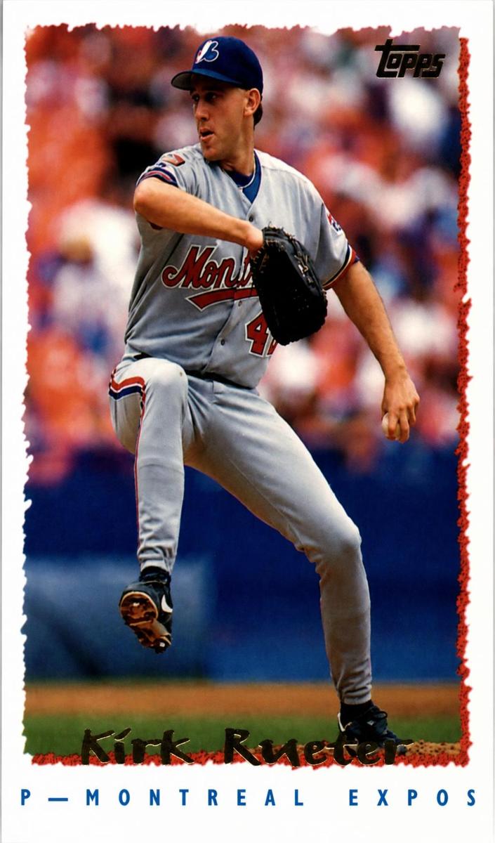 1995 Topps Kirk Rueter #344 card