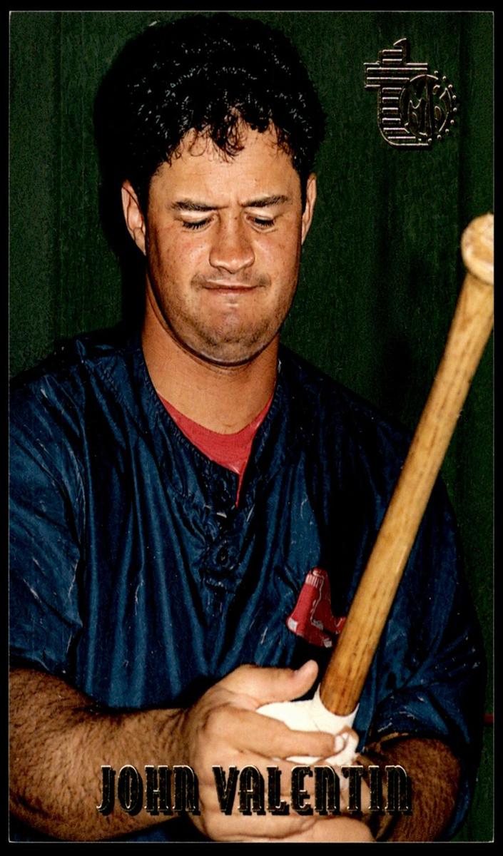 1995 Topps Embossed John Valentin #10 card
