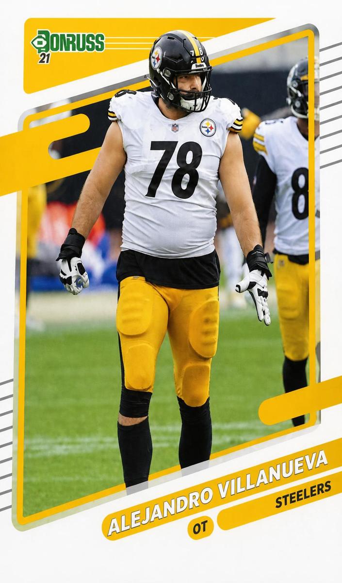 2021 Panini Donruss Alejandro Villanueva #24 card