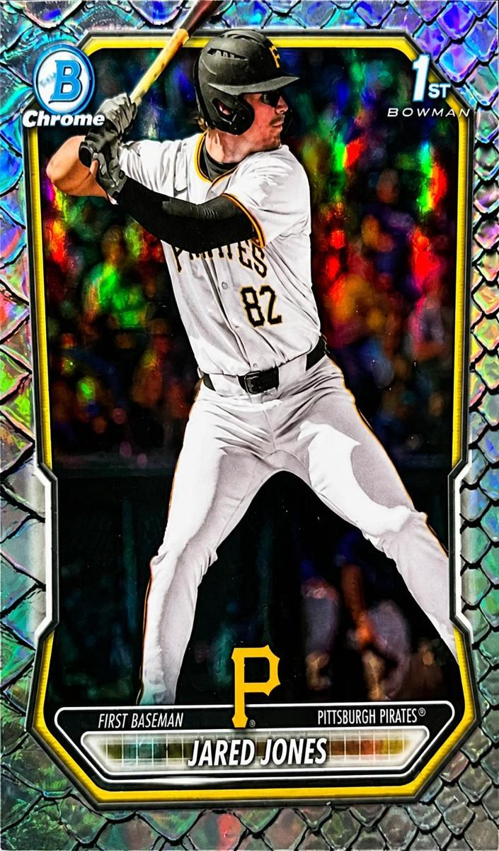 2026 Bowman Chrome Prospect Jared Jones [Green Geometric Refractor] #BCP-6 card