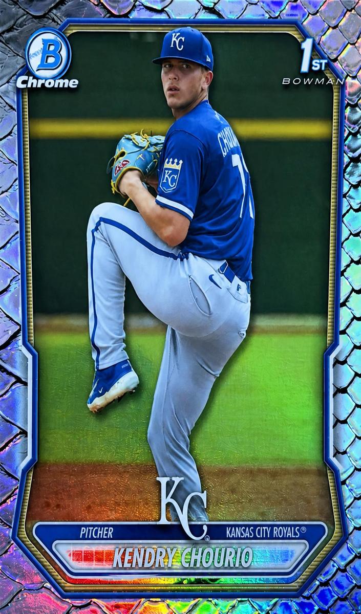 2026 Bowman Chrome Prospect Kendry Chourio [Speckle Refractor] #BCP-7 card