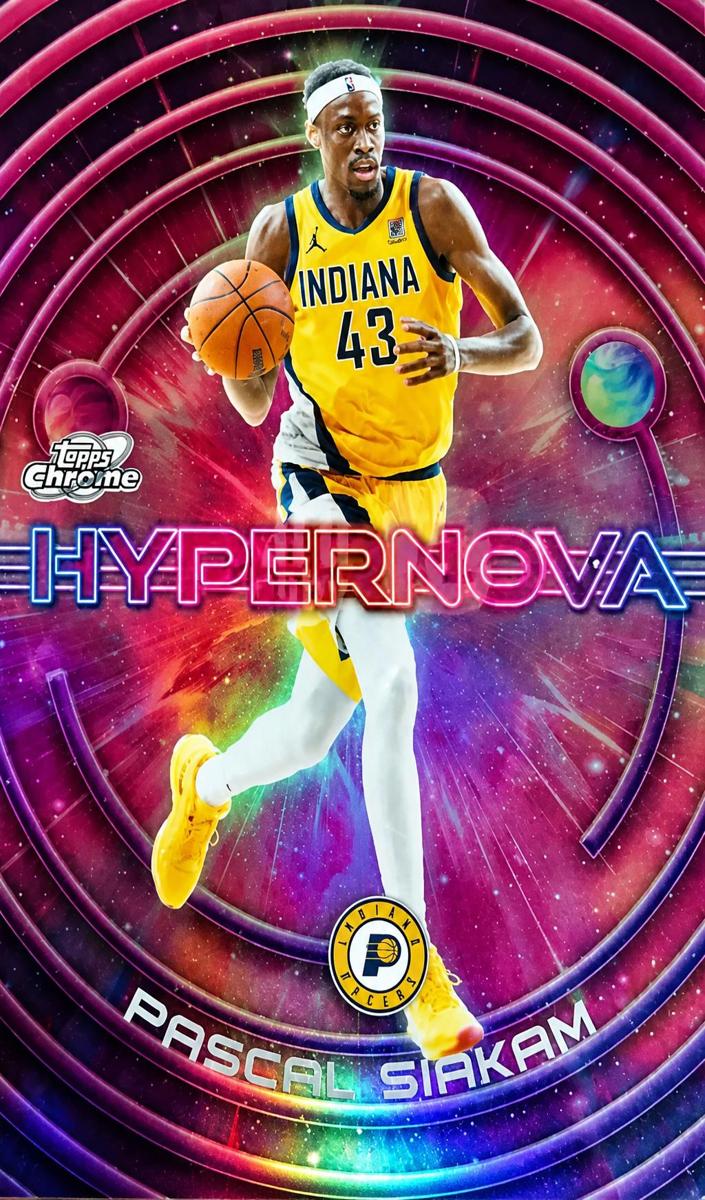 Pascal Siakam 2025 Topps Cosmic Chrome Hyper Nova Basketball