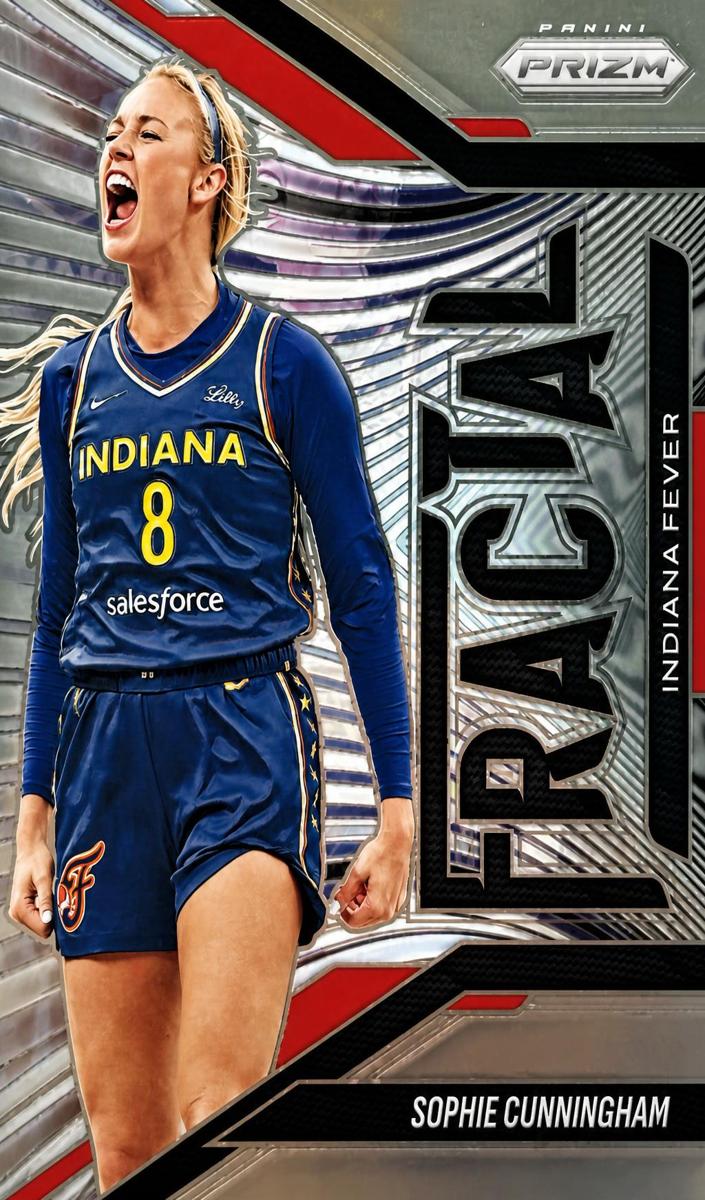 Sophie Cunningham 2025 Panini Prizm WNBA Fractal Basketball