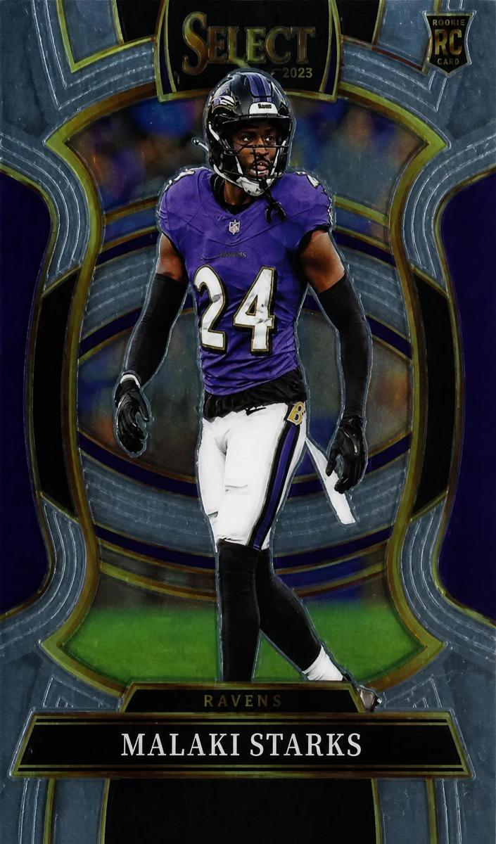 Malaki Starks 2025 Select Football card