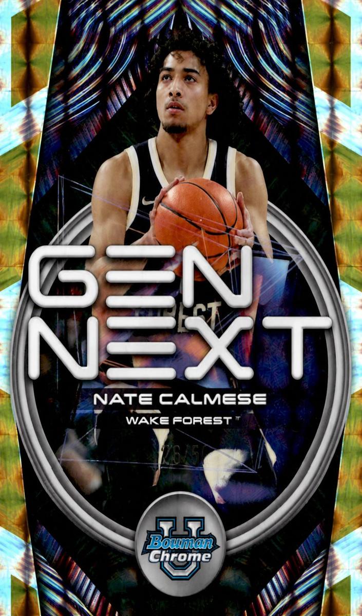 Nate Calmese 2025 Bowman Basketball card