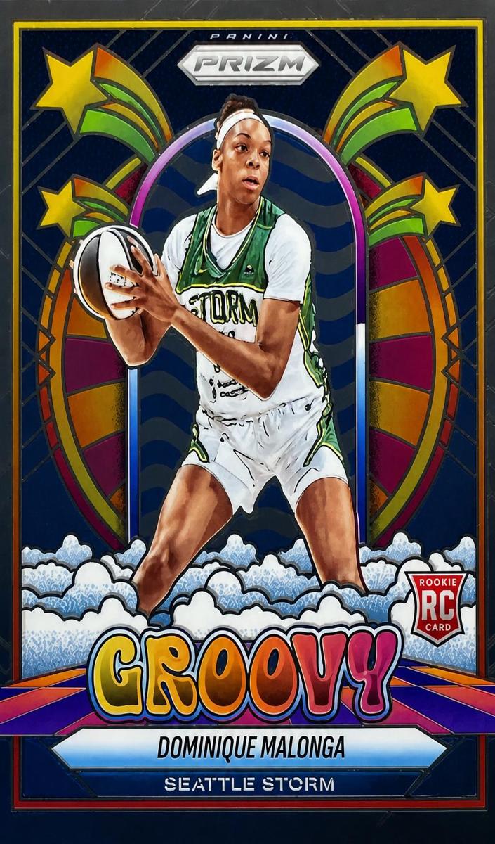 Dominique Malonga 2025 Panini Prizm WNBA Groovy Basketball
