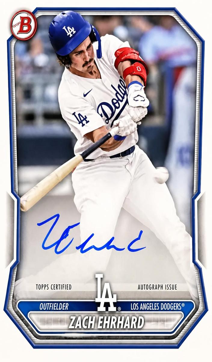 Zach Ehrhard 2026 Bowman Baseball card