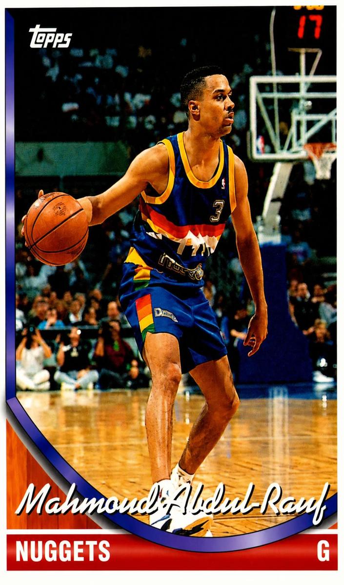 1993 Topps Mahmoud Abdul-Rauf #112 card
