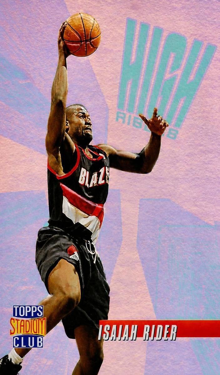 1996 Topps Stadium Club Isaiah Rider #HR10 card