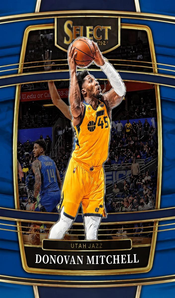 2021 Panini Select Donovan Mitchell [Silver] #83 card