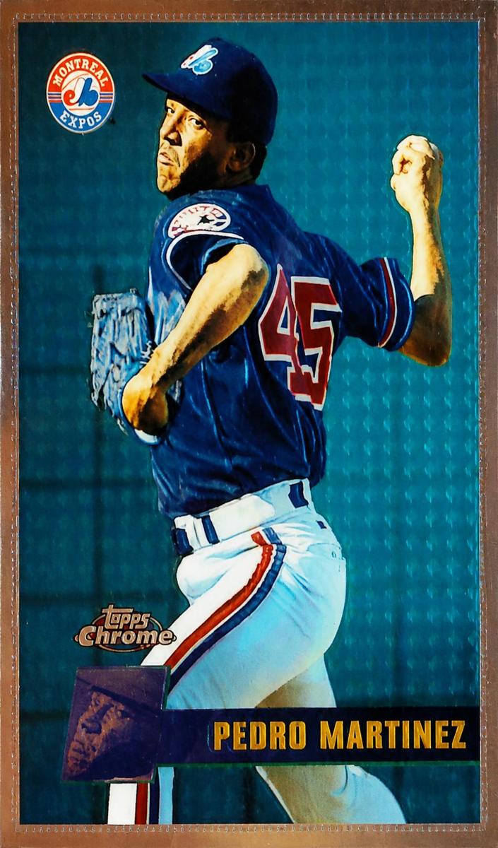 1996 Topps Chrome Pedro Martinez [Refractor] #121 card