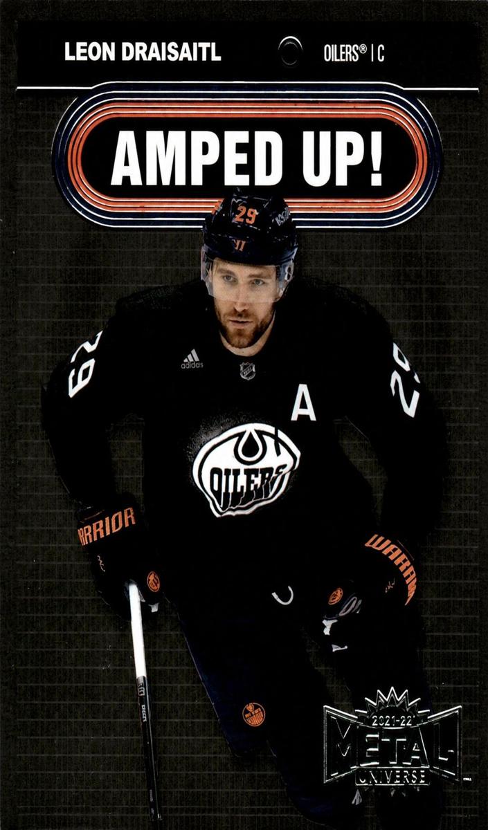 2021 Skybox Metal Universe Leon Draisaitl #AU-7 card