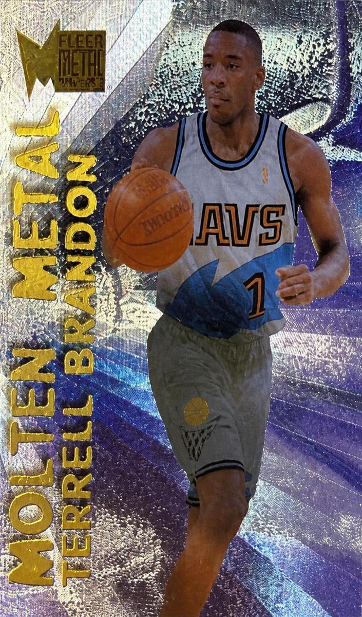 1996 Fleer Metal Terrell Brandon #14 card