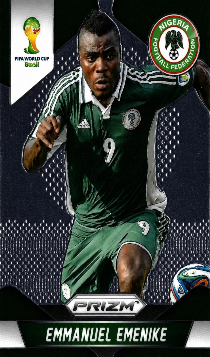 2014 Panini Prizm World Cup Emmanuel Emenike #153 card