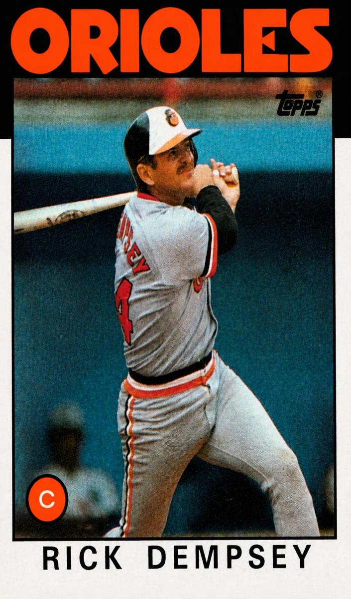 1986 Rick Dempsey #358