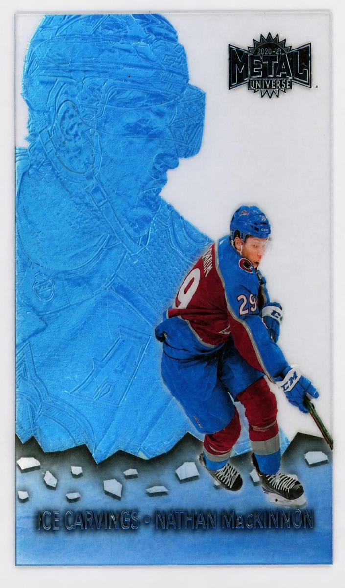 2021 Skybox Metal Universe Nathan MacKinnon [Spectrum] #IC-5 card