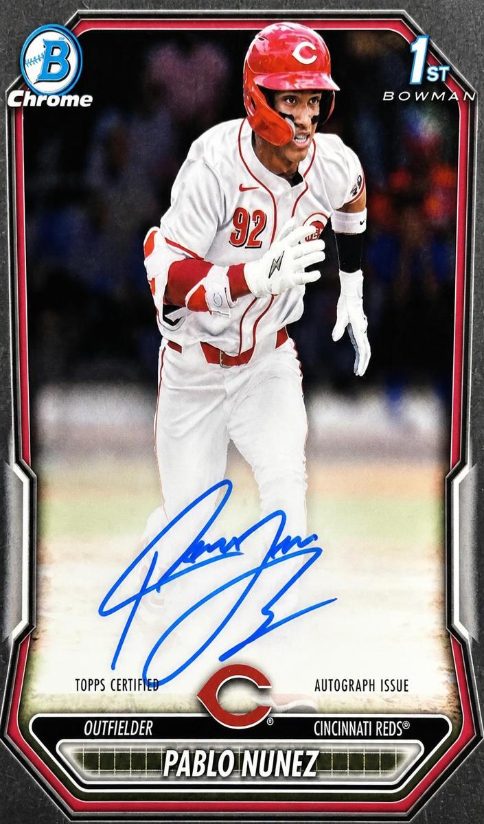 Pablo Nunez 2026 Bowman Baseball card