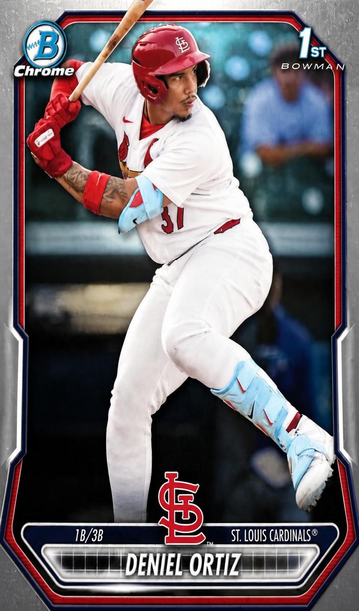 2026 Bowman Chrome Prospect Deniel Ortiz [Reptilian Refractor] #BCP-22 card
