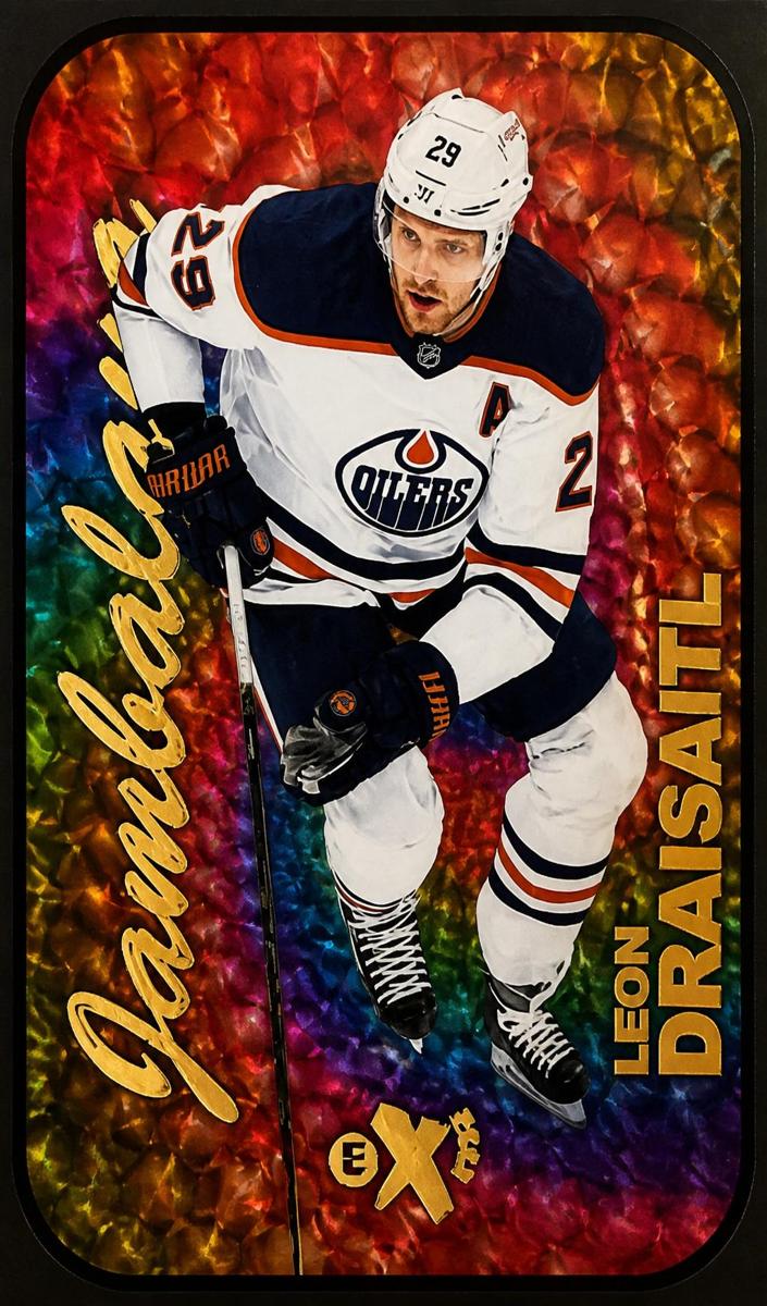 2021 Skybox Metal Universe Leon Draisaitl #9 card