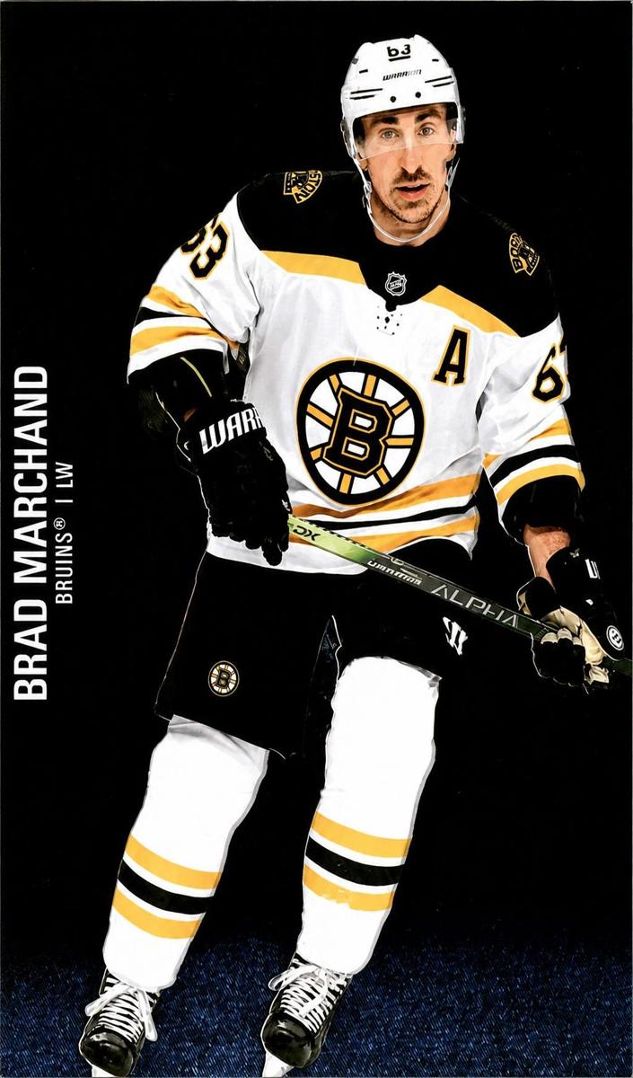 2021 Skybox Metal Universe Brad Marchand [Gold] #15 card