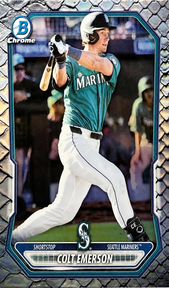 2026 Bowman Chrome Prospect Colt Emerson #BCP-108 card