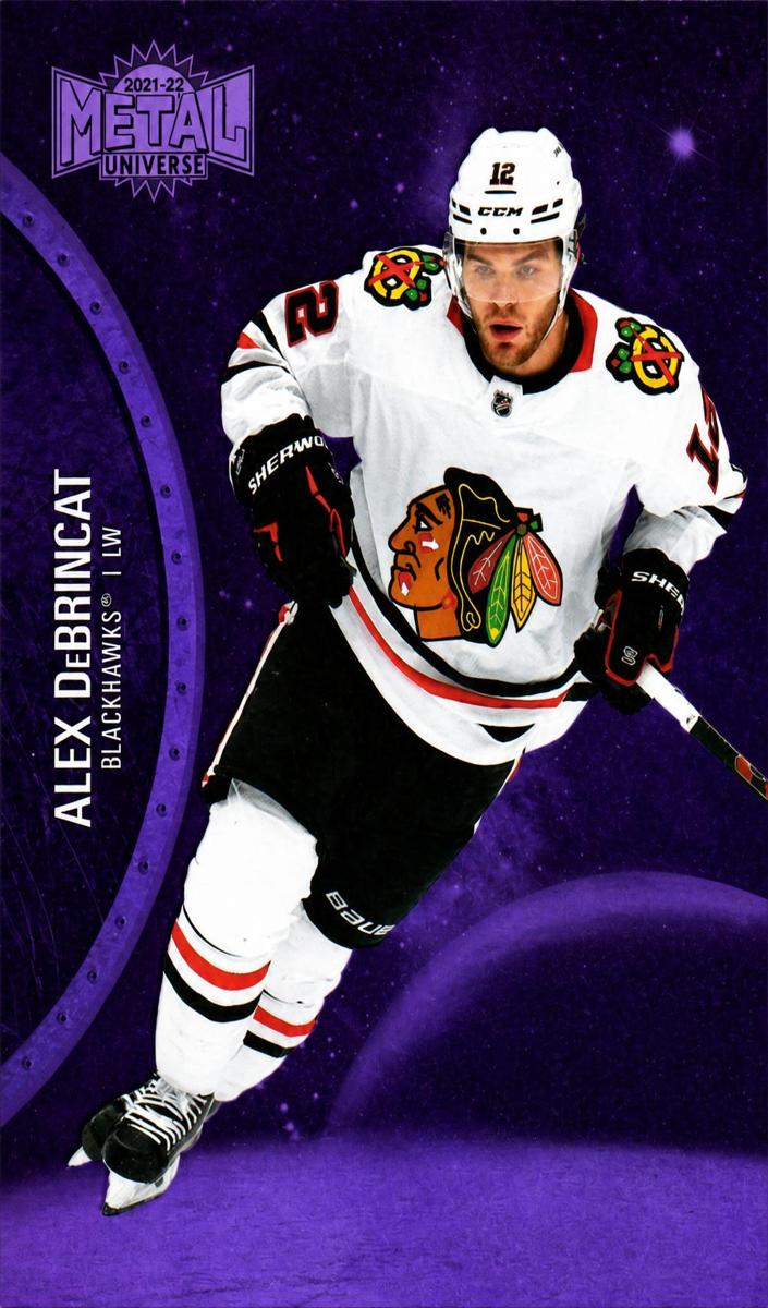 2021 Skybox Metal Universe Alex DeBrincat [Purple Spectrum] #17 card