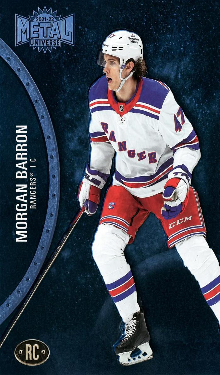 2021 Skybox Metal Universe Morgan Barron [Blue Spectrum] #168 card