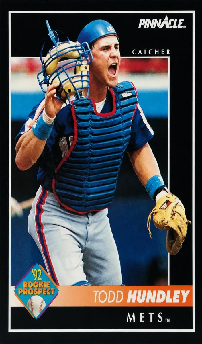 1992 Pinnacle Todd Hundley #571 card