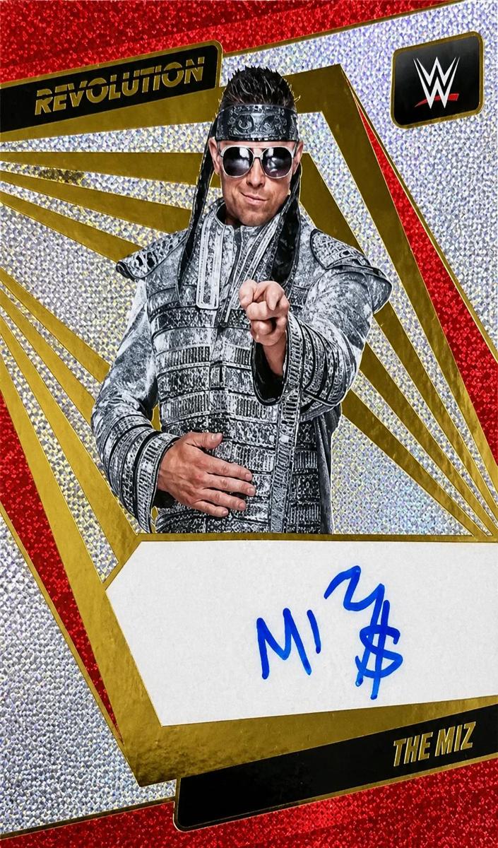 2022 Panini Revolution WWE Autographs The Miz #AG-MIZ card