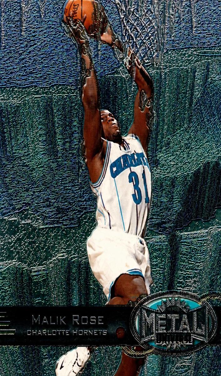 1997 Metal Universe Malik Rose #44 card