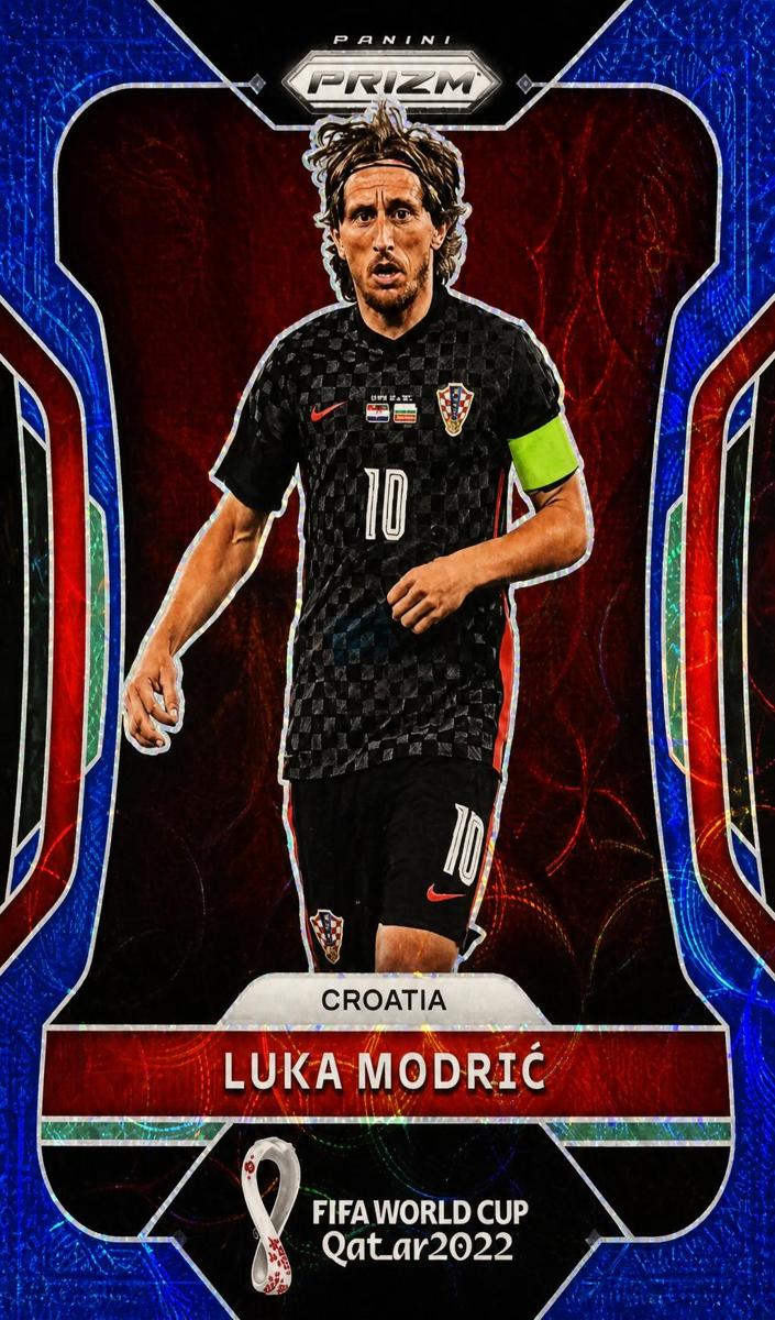 2022 Luka Modric [Choice Prizms Blue] #61