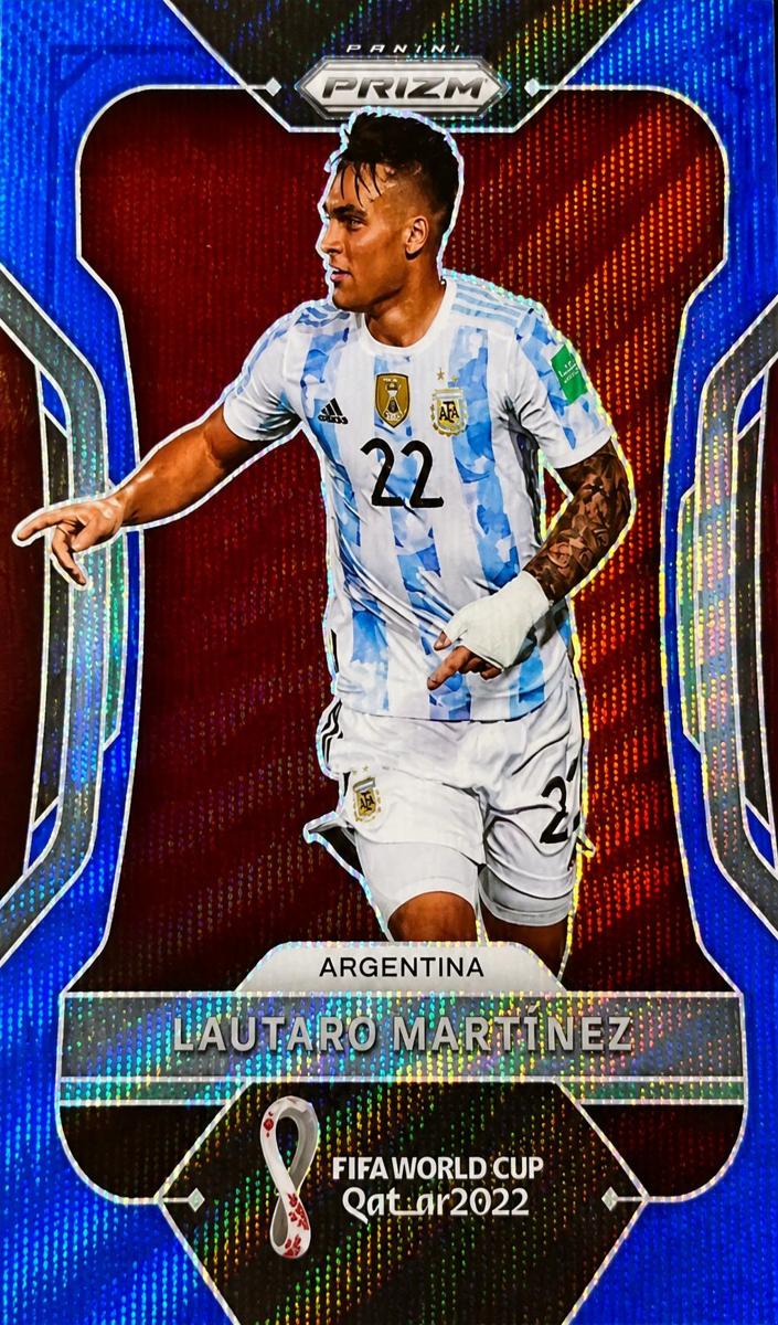 2022 Lautaro Martinez [Prizms Blue Wave] #5