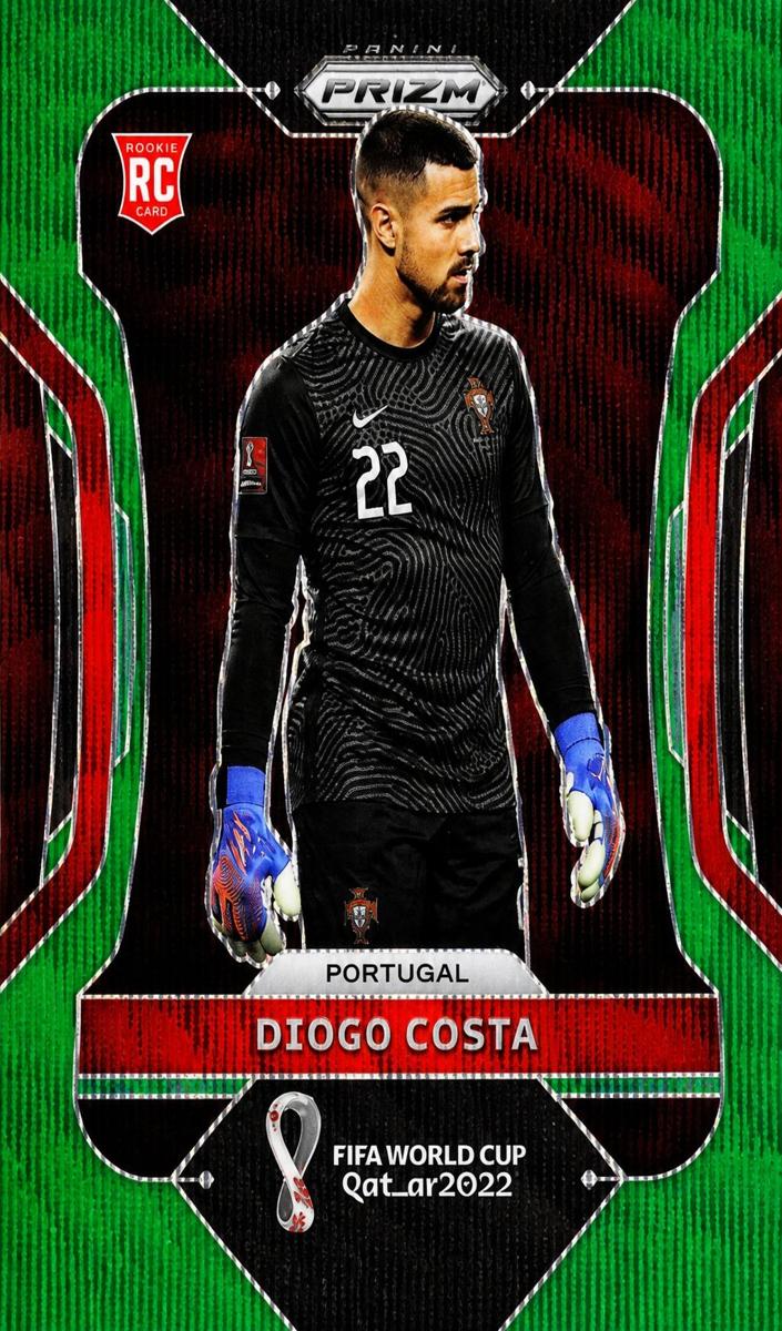 2022 Diogo Costa [Prizms Green Wave] #176