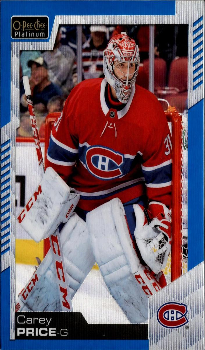 2020 O-Pee-Chee Platinum Carey Price [Blue Surge] #9 card