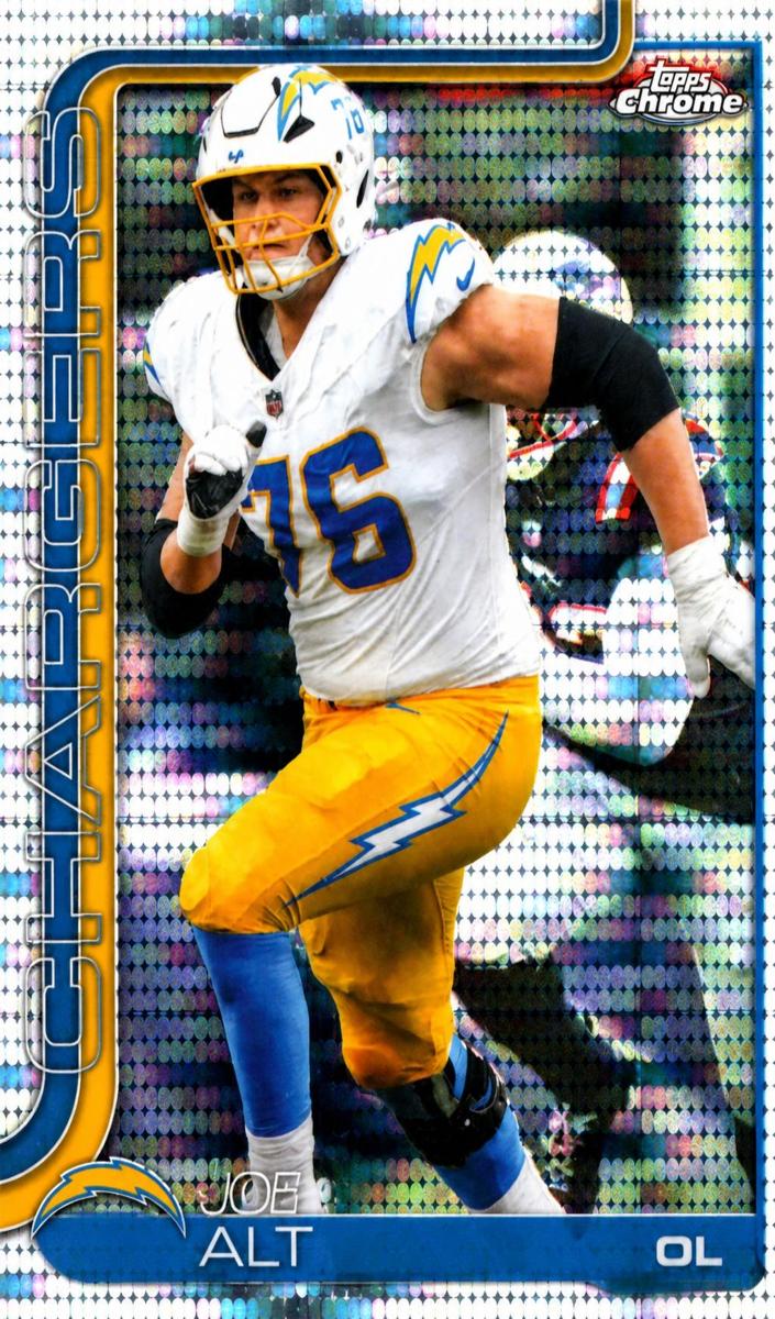 Joe Alt 2025 Topps Chrome Football card