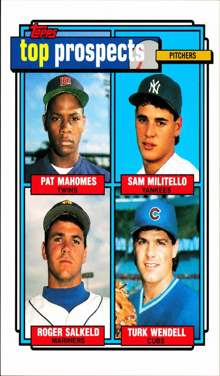 1992 Topps Pat Mahomes #676 card